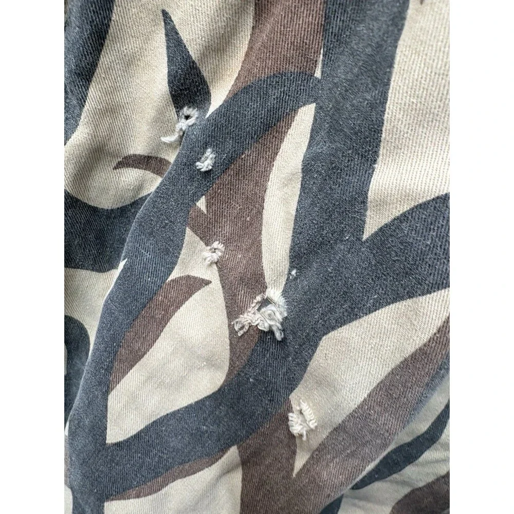 Vintage ASAT Camo Zip Jacket Heavyweight Hunting 90s Y2K Distressed Mens 3XL
